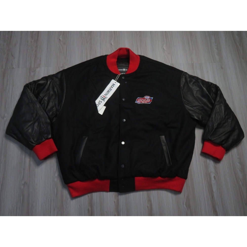 Marwin Sports NHRA Drag Racing Varsity Jacket Size 2XL Men NEW NWT Lucas Oil